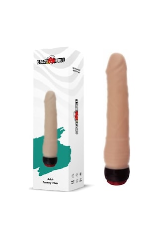 Hızlı Express Crazy Bull Fantasy 17 Cm Titreşimli Realistik Anal Vibratör Dildo Penis