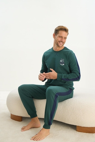 Erkek Uzun Kol Yeşil Eşofman Takım C7t1n5o9 001