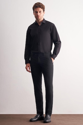 İmza Siyah Yan Cep Açık Paça Esnek Slim Fit Classic Classic Pantolon 1003255163 Siyah
