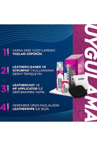 Gyeon Q²m Leatherset Strong Güçlü Deri Temizlik Ve Bakım Seti 5