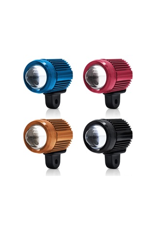 Xindoker Motor S7 Işık Lambaları 2 Adet Mavi - Beyaz/sarı/sarı+beyaz Işık Ve Strobe Modları, 60w 6000lm 9-80v