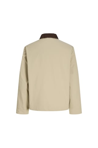 Jack & Jones Erkek Gömlek Yaka Uzun Kollu Ceket - Wolf - 12299081 Fields Of Rye