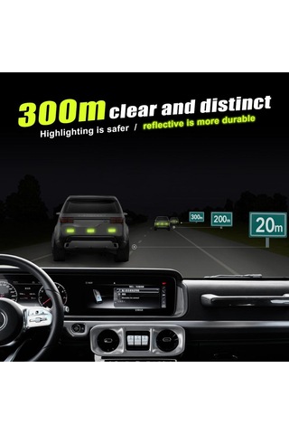 Yansıtıcı Uyarı Etiketi Tekerlek Kaşları Kapı Açma Çıkartmaları Şerit Araba Jant Koruyucu Araba Çıkartması Dıy Daire Yeşil 10 Adet