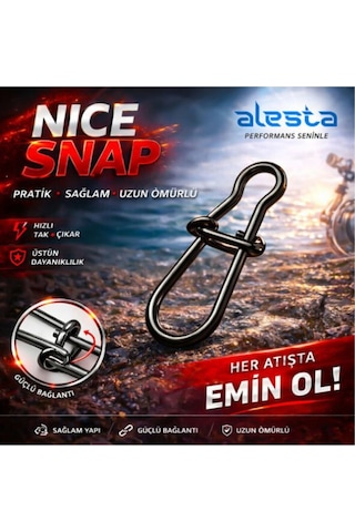 Nice Snap Klips Fırdöndü 00 Numara