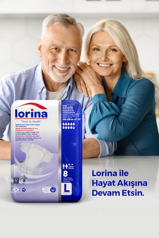 Bel Bantlı Hasta Bezi Large Küçük Paket 40'lı L