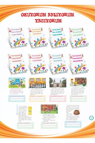 Metafor 1. Sınıf Okuyorum Anlıyorum Yazıyorum 8 Kitap