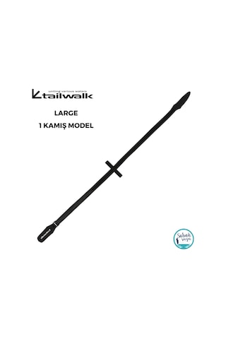 Tailwalk 2 Parça Askılı Kamış Kılıfı Large Siyah