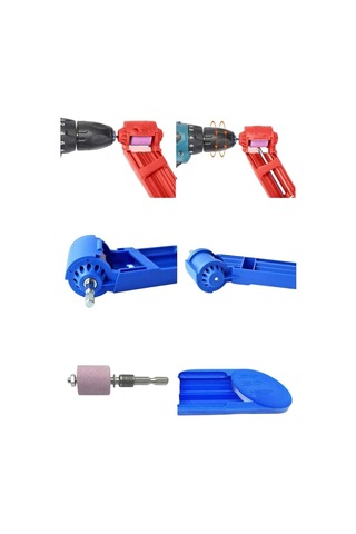 Taşınabilir Kullanımı Kolay Hafif Matkap Ucu Bileyici Matkap Ucu Bileme Keskinleştirme Aparatı 4741