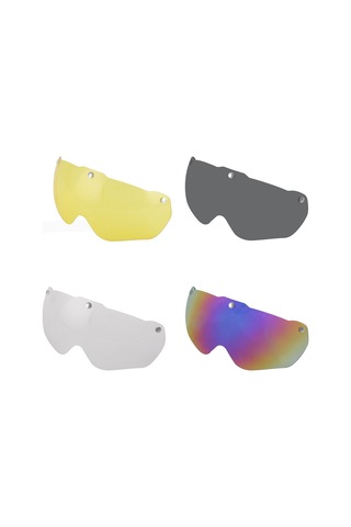 Yol Bisiklet Kask Mıknatıs Gözlükleri Pc Malzemesi Bisiklete Binme Meraklısı Koruması İçin Sağlam Ve Dayanıklı Camlar Gray Black