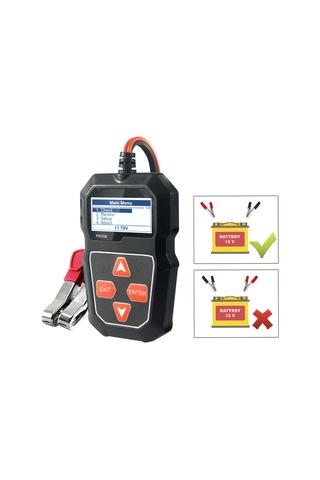 Konnweı Kw208 12v Araç Akü Yük Test Cihazı Profesyonel Otomotiv Alternatör Analizörü - Dalga Formu