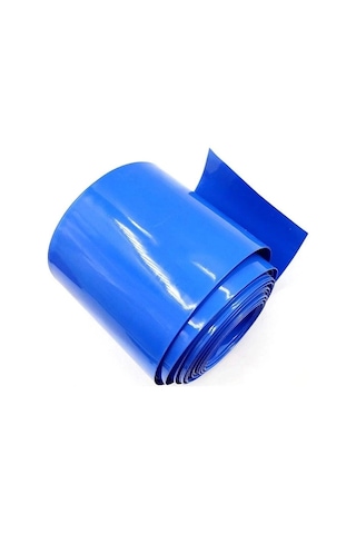 Absol Enerji Batarya Pvc Kaplama Shrink - 60mm - Isıyla Daralan Makaron - 1 Metre - Mavi