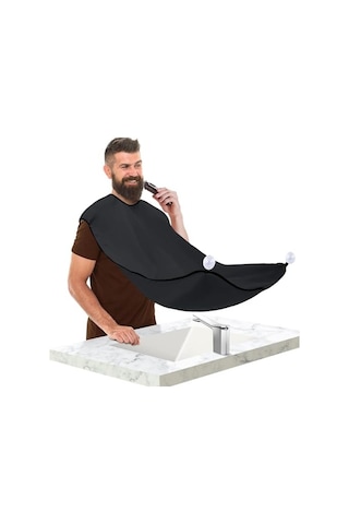 Unisex Saç Sakal Yemek Örtüsü Duş Banyo Temizlik Önlüğü Vantuzlu Aparat Aynaya Fayansa Veya Cama Asılabilir Fo Genel