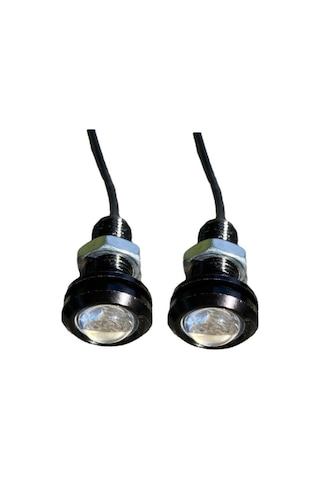 Lamba12v Ayna Altı Kartal Göz 23mm Buz Mavi