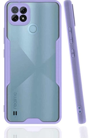 Realme C21 Kilif Kamera Korumali Colorful Kapak 502025121