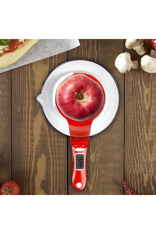 Kosona Küçük Ev Kullanıma Dijital Mutfak Terazi, Çıkarılabilir Kase, 3kg/1g Hassasiyet, Birim Dönüştürme, Kırmızı Pil Dahil Değil Çok Renkli