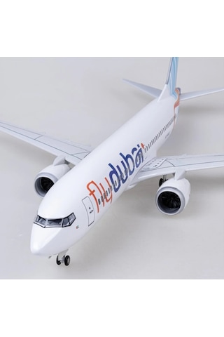 Fly Dubai Boeing 737 Max Yolcu Uçağı Model Uçak 1/80 Ölçek 47cm