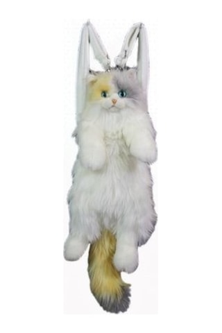 B&d Bd-cat001 Büyük Kedi Sırt Çantası Sarı Sarı - Beyaz