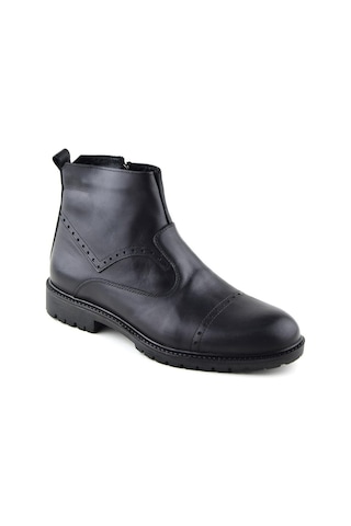 731 Siyah Bot Hakiki Deri