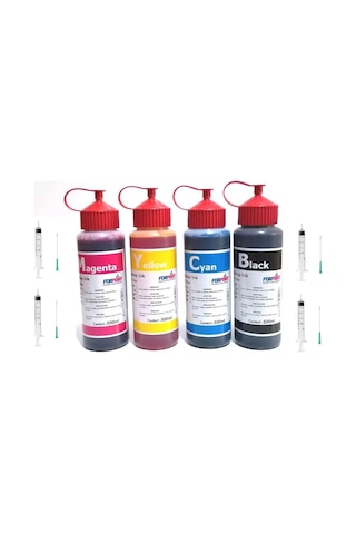 Canon Bitmeyen Kartuşlu Yazıcı Mürekkebi 500 ML - 4 Renk Seçenekli