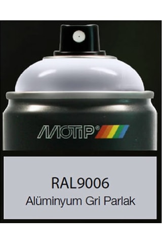 Motip Carat Ral9006 Alüminyum Gri Parlak Sprey Boya 400 ML N11.60