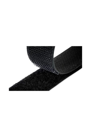 1 Mt Siyah Cırt Bant Yapışkanlı 2 Cm Genişlikde Cırt Cırt Bant
