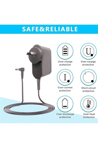 Omni-glide / Wash G1 Elektrikli Süpürge Lı-lon Batte İçin Dc 17.3v 1.1a Adaptör Yedek Pil Şarj Cihazı