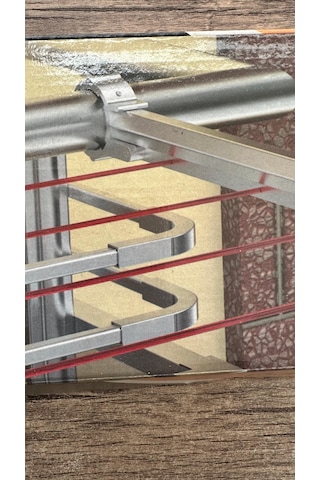 Çamaşır Askılık Yuvarlak Küpeşte Balkon Çamaşırlık Bronz Renk