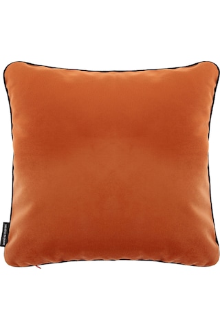 Biyeli Kırlent Yastık Kılıfı Turuncu Renk 45x45