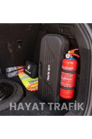 Tüvtürk Uyumlu , Araç Trafik Ve İlk Yardım Seti, 2 Kg Yangın Tüpü 4 Yıl Etiketli