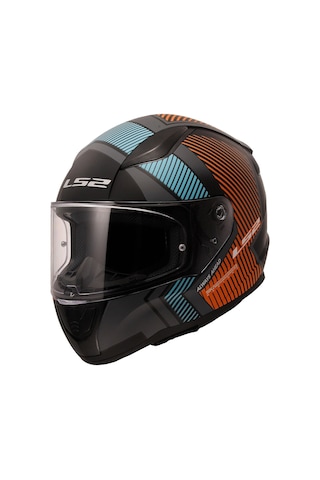 Ls2 Rapıd 2 Extra Motosiklet Kaskı Mat Gri - Neon - Turuncu