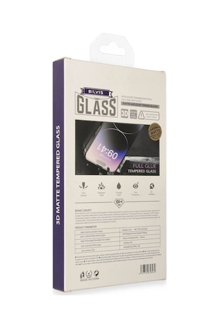 Apple iPhone Uyumlu 15 Pro Bilvis 3d Mat Cam Ekran Koruyucu 51021277