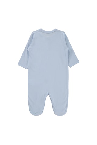 Civil Baby Yıldız Nakışlı 1-9 Ay Tulum - Mavi