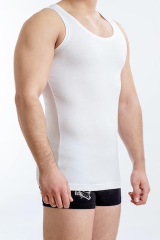 Baveno 3'Lü Erkek Bambu Beyaz Atlet Basic