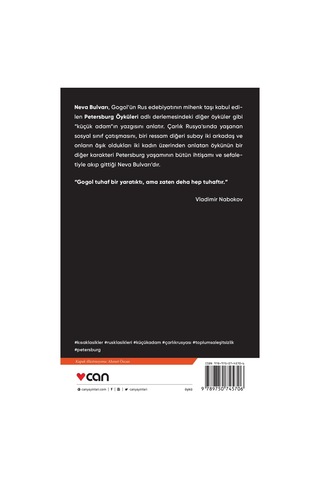 Neva Bulvarı - Nikolay Vasilyeviç Gogol - Can Yayınları
