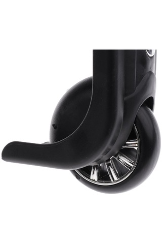 Homyl 1 Pair Değiştirme Bagaj Tekerlek Bavul Tamir Dilsiz Siyah