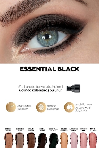 Avon Power Stay Kalem Göz Farı Essential Black
