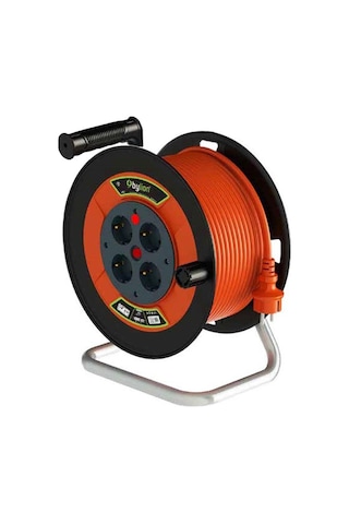 Bylion Pse20315f Mini Plastik Gövde Makaralı Kablo 3x1.5mm - 20 Mt 20 M