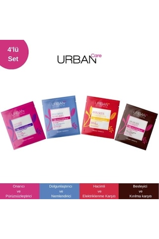 Urban Care Saç Bakım Maske Seti 4 Lü PKT.URBANCARE.057