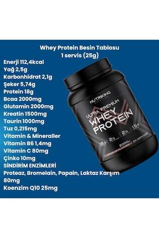 Whey Protein Tozu 2000g 80 Servis Çikolata Aramalı Karışık