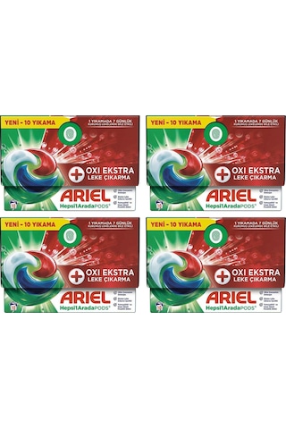 Hepsi1arada Pods Oxi Extra Leke Çıkarma Kapsül Çamaşır Deterjanı Beyazlar Ve Renkliler 10 Yıkama X4