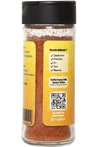 Hayfene Tütsülenmiş Tatlı Kırmızı Biber 45 G