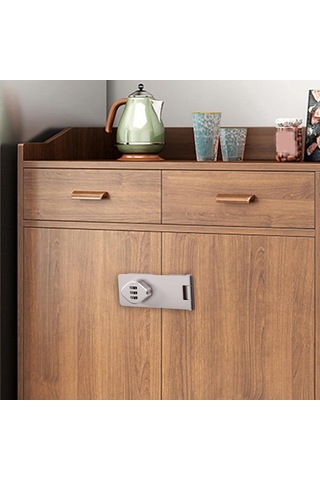 Homyl Ahır Kapı Banyo Küçük Kapılar 4.5 Gümüş-4,5-inç