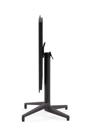Moon Katlanır Masa 80x80 Cm - Bahçe, Balkon, Kafe, Restoran İçin, İç Ve Dış Mekan Antrasit Diğer