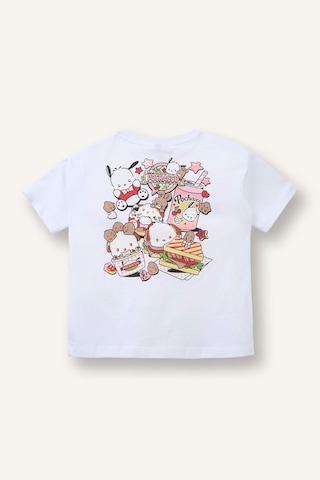 Defacto Pochacco Penye Kısa Kollu Tişört Kız Bebek H4861a526smwt34 Beyaz-wt34