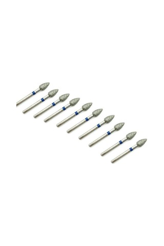 10 Adet/takım Diş Elmas Burs Matkaplar Parlatma Beyazlatma Ürün Yüksek Hızlı El Aleti İçin Diş Burs Fo-25