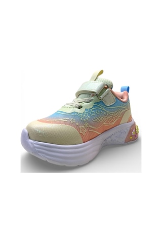 Pepino 2231 Kız Bebek Işıklı Rahat Sneaker Krem