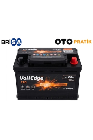 Otopratik Voltedge 12 V 74 Ah 680 A En Akü-2026