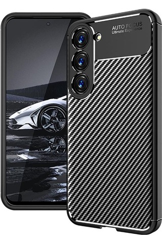 Samsung Galaxy Uyumlu S23 Plus Kılıf Karbon Silikon Case Kapak