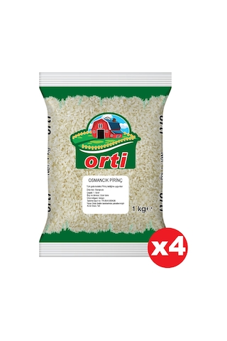 Orti Osmancık Pirinç 1 Kg x 4 adet