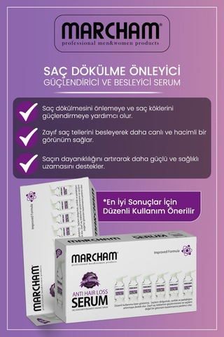 Marcham Saç Dökülme Önleyici Besleyici Serum